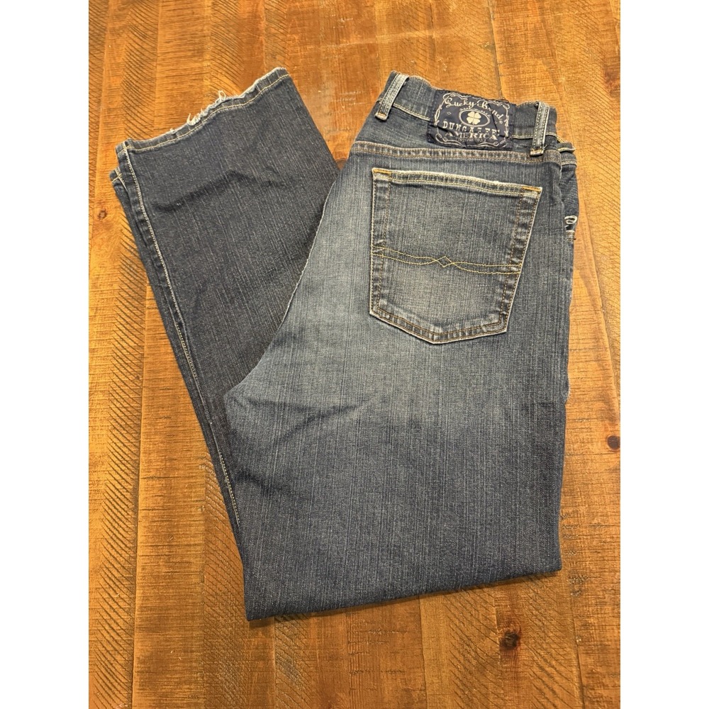 VINTAGE Y2K Lucky Brand Men's Dungarees Straight Loose Fit Mexico Size 32x30
